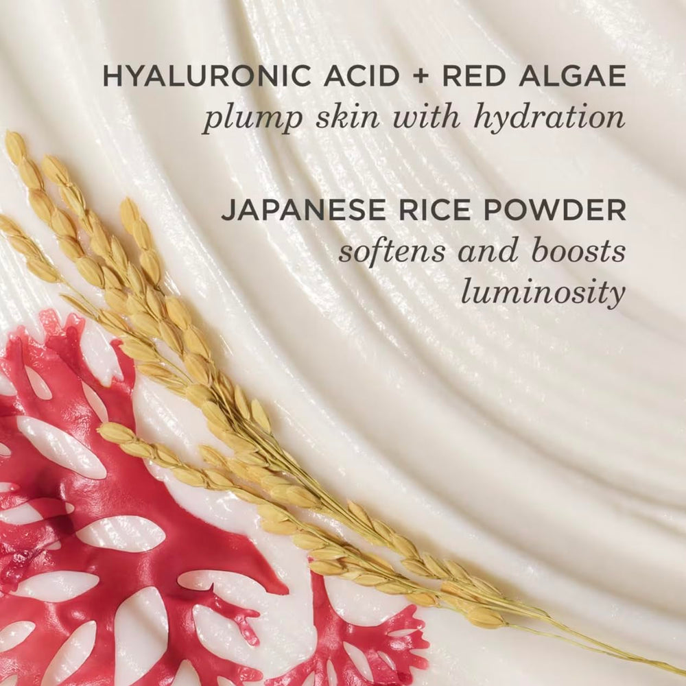 TATCHA Rice Wash ingredient detail hints at gentle botanicals for balanced skin