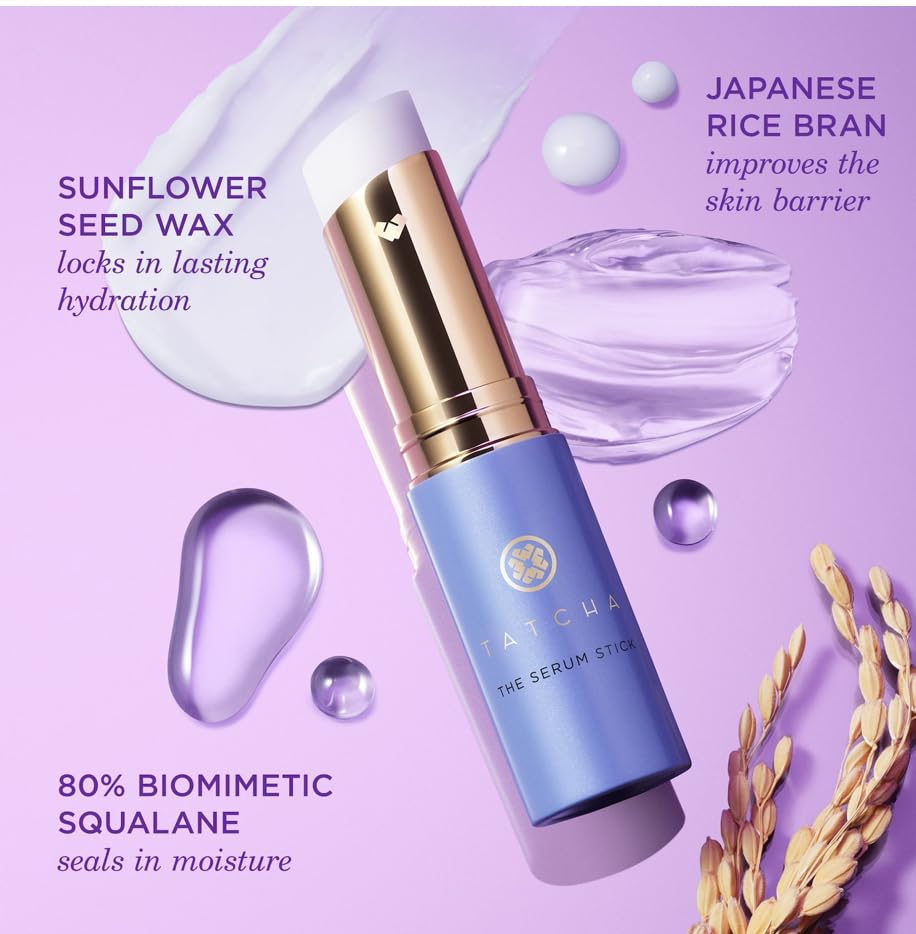 Tatcha The Serum Stick absorbed quickly on dry spots for a refreshed look.