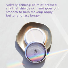 Tatcha Silk Canvas texture on skin closeup highlights velvet-smooth base for makeup longevity