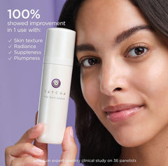 TATCHA Silk Serum apply pump demonstrating easy, precise application