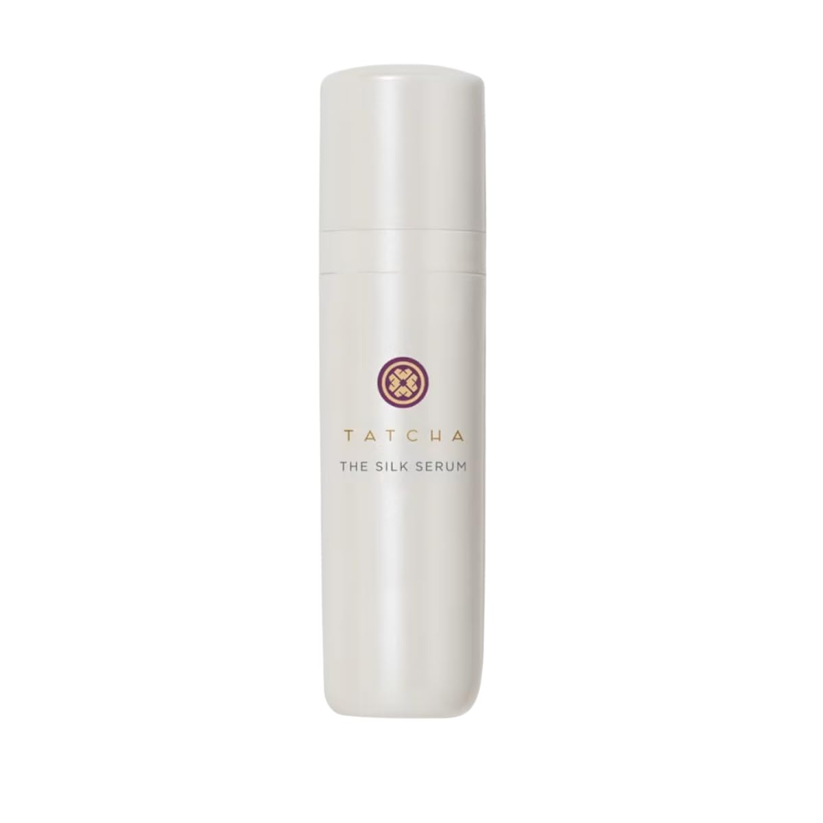 TATCHA Silk Serum bottle closeup showing silky texture for wrinkle smoothing
