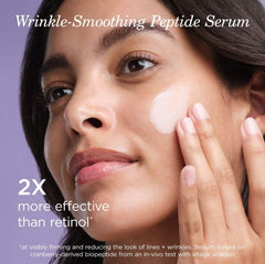 TATCHA Silk Serum texture swirl highlighting silky glide for wrinkle care