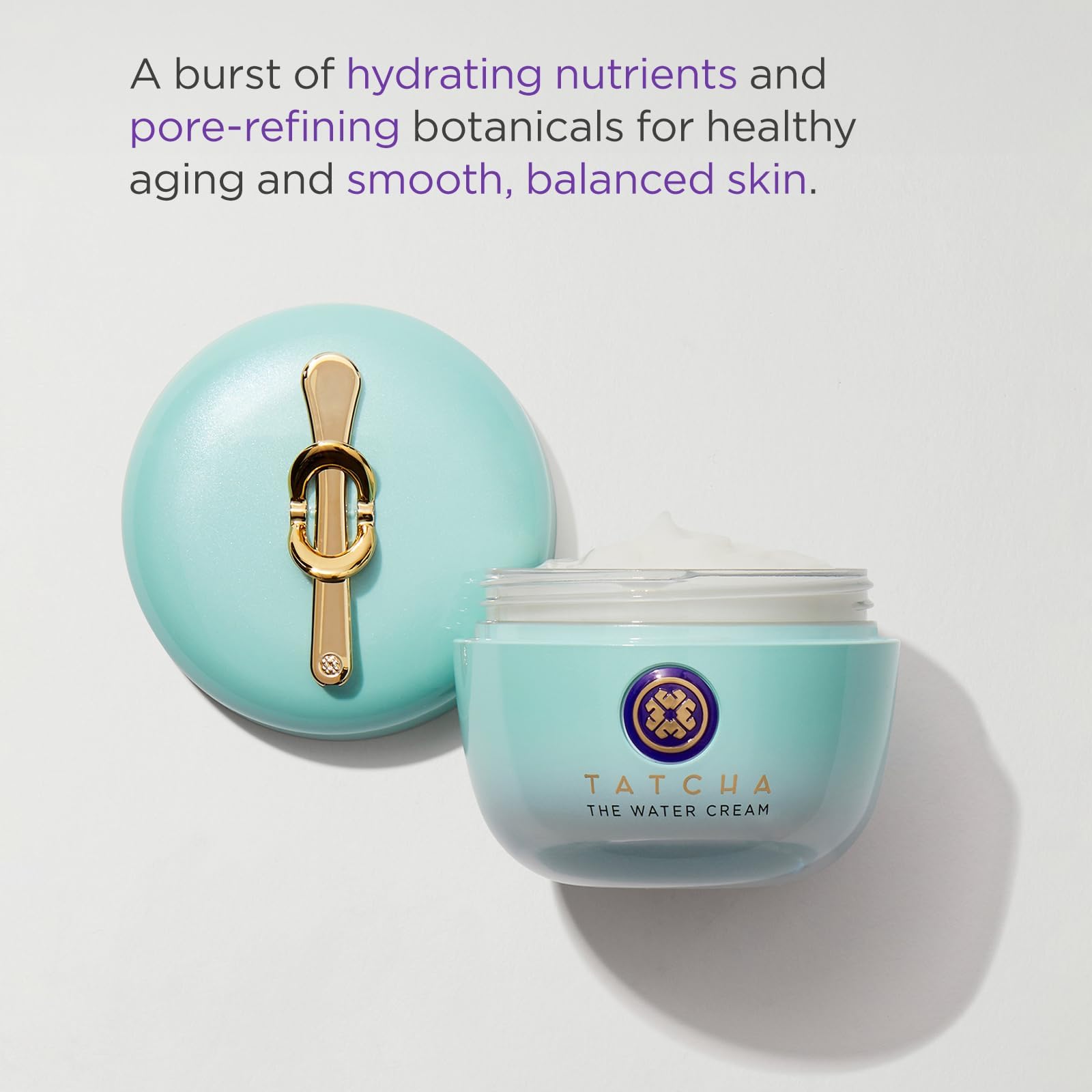 Tatcha Silk Sunscreen sheer mineral shield application on skin.