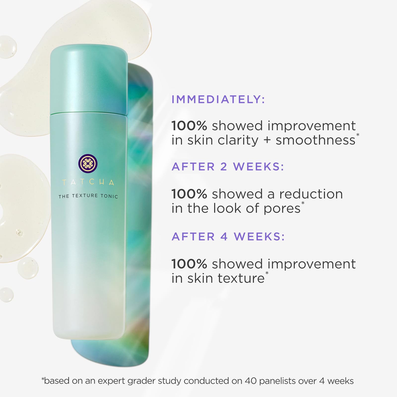 TATCHA Texture Tonic with niacinamide shown for even tone