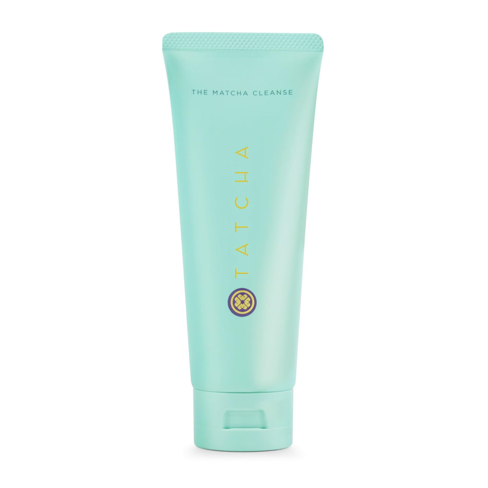TATCHA The Matcha Cleanse bottle front showing sleek gel cleanser for daily pore care