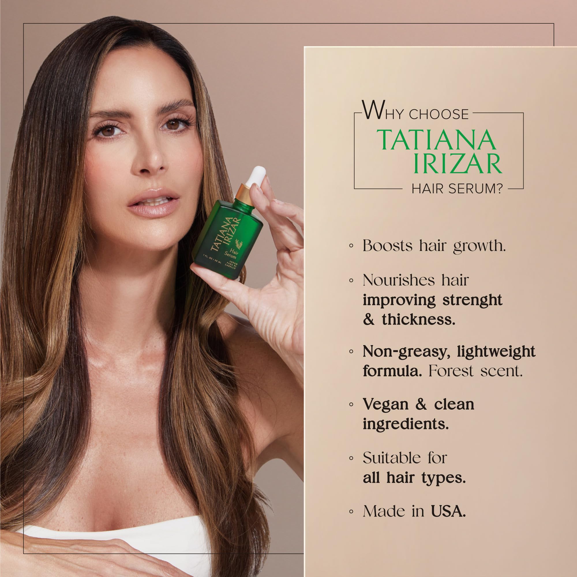 Tatiana Irizar hair serum ingredients rosemary close-up for nourishing scalp
