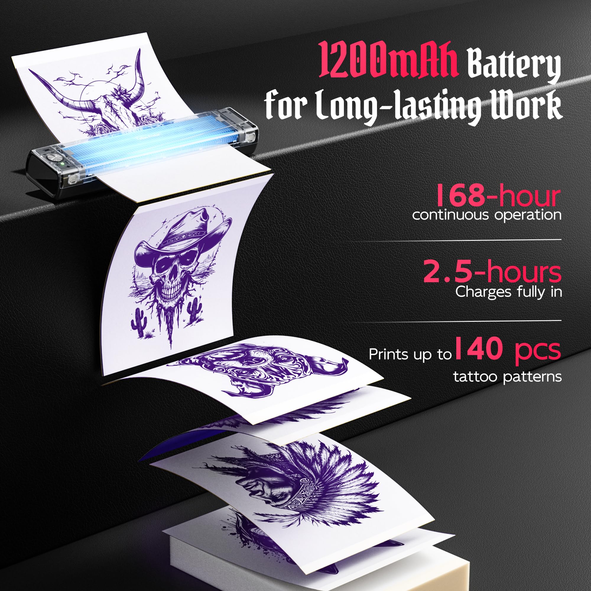 TATTMUSE Bluetooth app interface for easy design editing on mobile devices