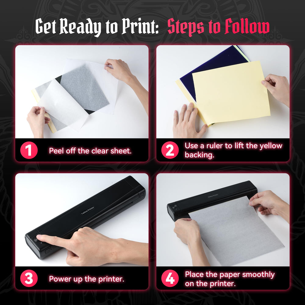 TATTMUSE on-the-go design fits into small bags for travel printing