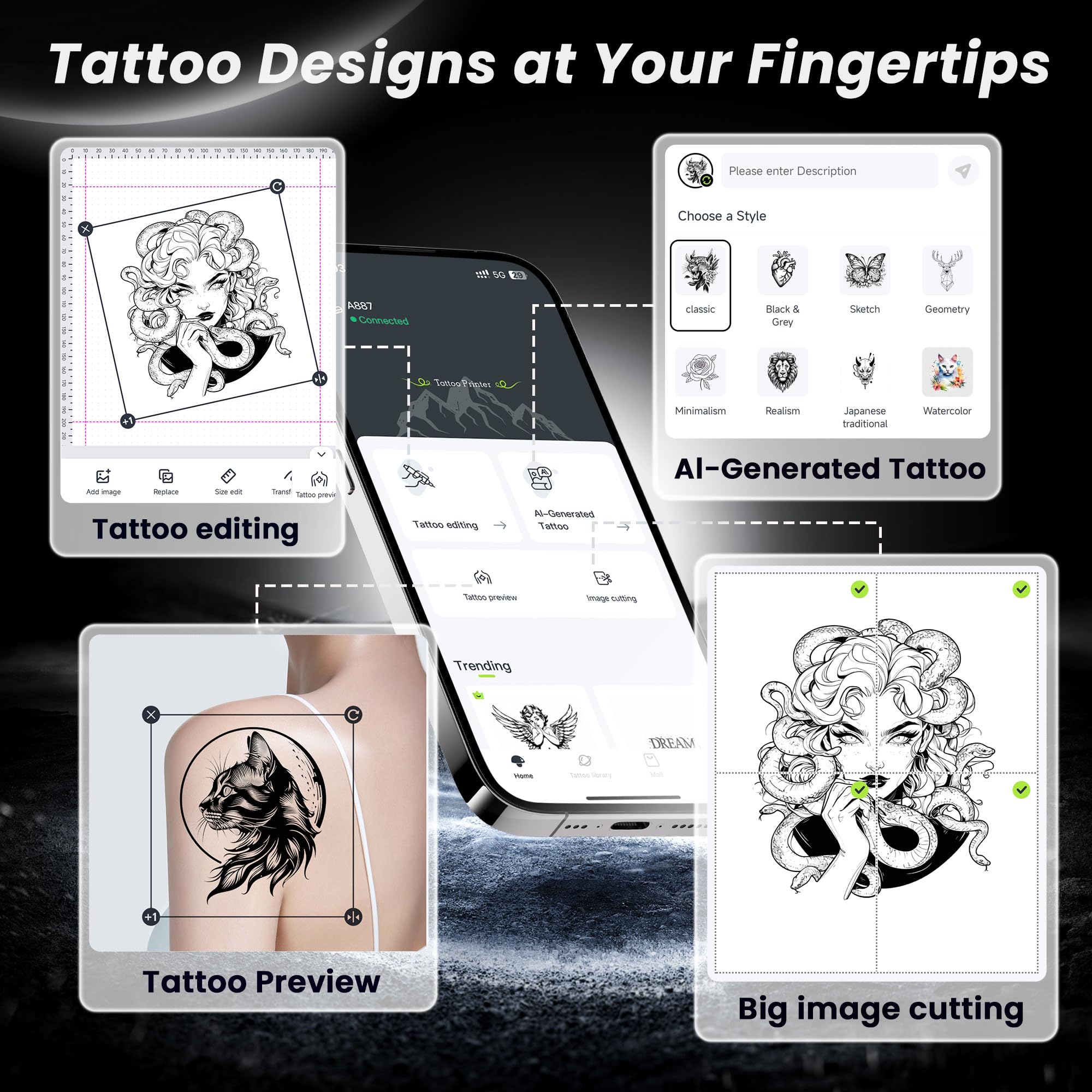 TATTMUSE broad device compatibility with phones, tablets, and laptops