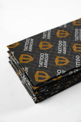 Tattoo Armour Sheets Medium nonadhesive feature highlighting skin friendly aftercare