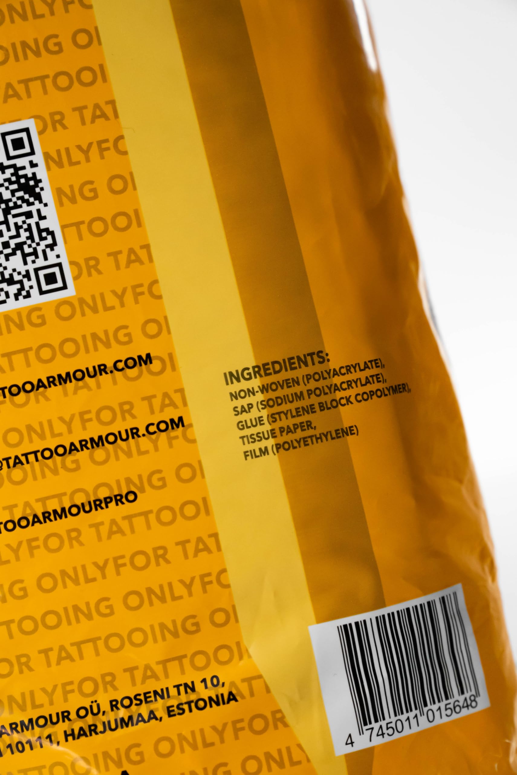 Tattoo Armour Sheets Medium UV protection helps shield new tattoos from sun exposure