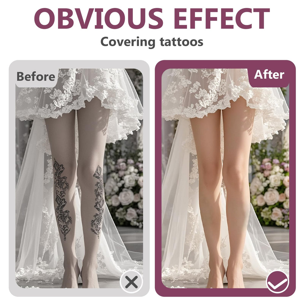 Tattoo Cover Up Cream application steps guide for quick concealing results.