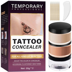 Tattoo Cover Up Cream packaging shown for easy daily use.
