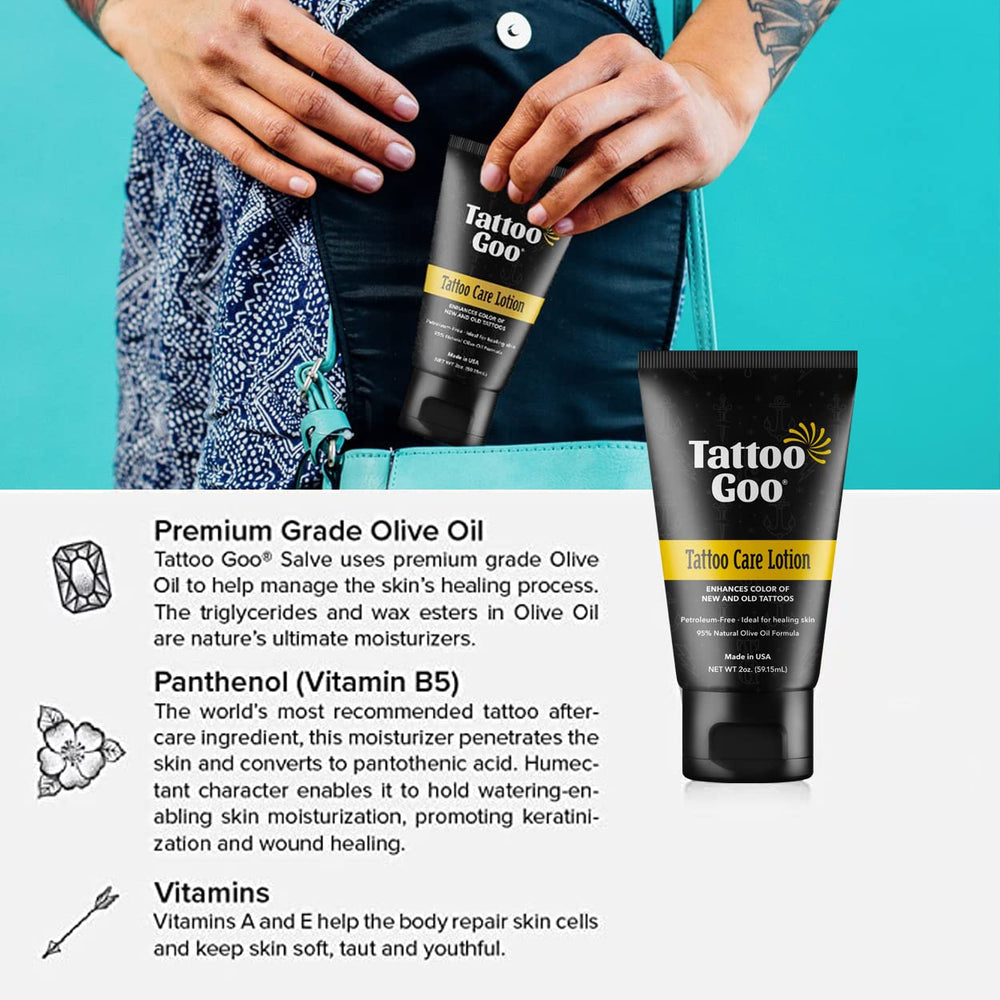 Tattoo Goo antimicrobial soap lather shows thorough cleansing without leaving residue