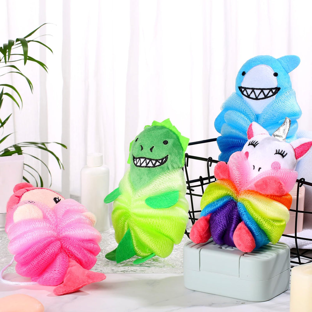 Tatuo animal bath loofah soft fabric: gentle touch for sensitive skin