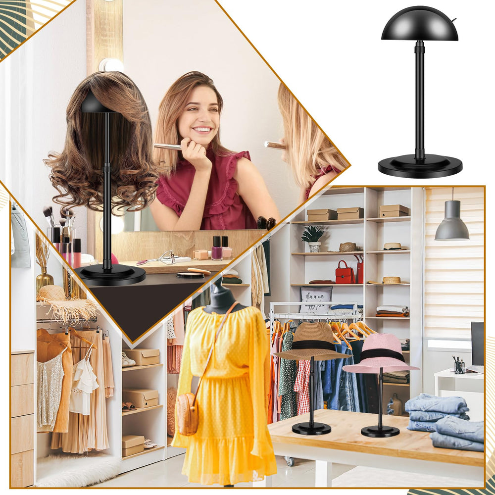 Tatuo multi-purpose-display highlights wigs, masks, or helmets in home or salon
