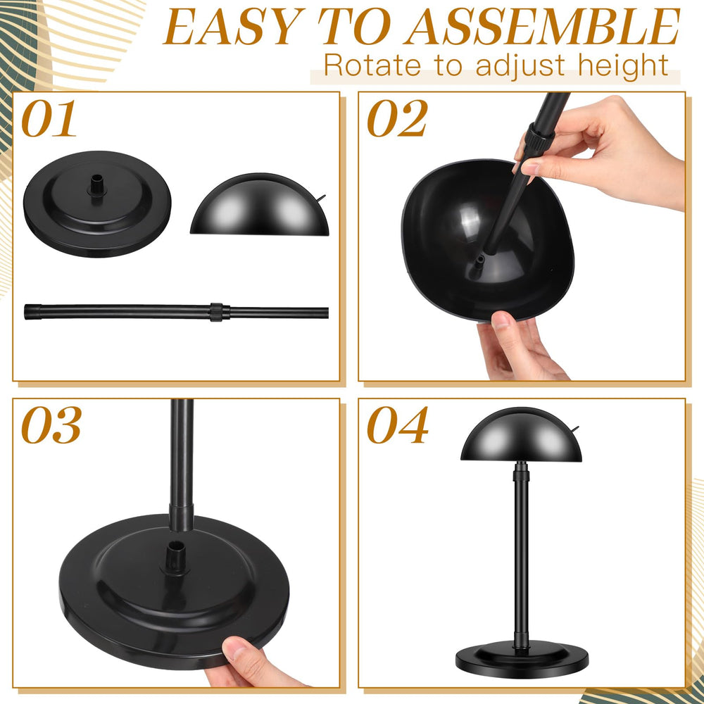 Tatuo wig-stand-non-slip-dome prevents slips and preserves wig shape during styling