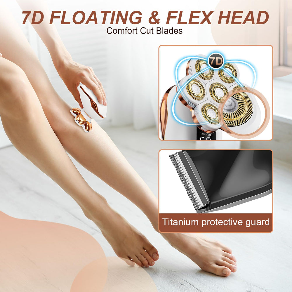TAYAYO razor with trimming attachment offers precise bikini and facial hair detailing