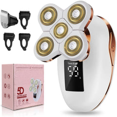 TAYAYO 2-in-1 razor with 5D floating heads glides smoothly on curves.