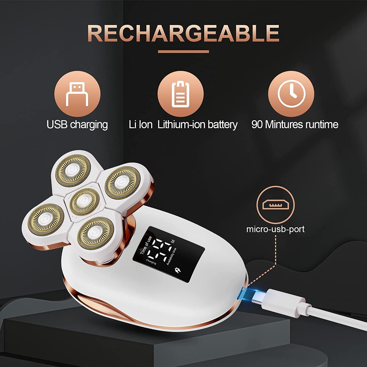 TAYAYO compact design and USB charging support easy travel grooming.