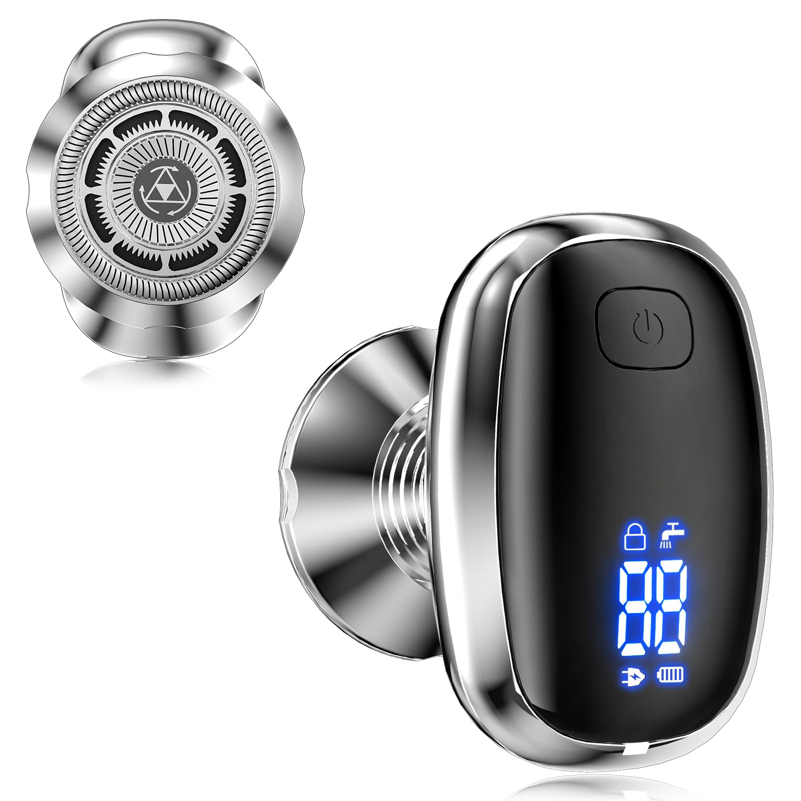 TAYAYO electric razor with 3-ring blade head delivers smooth leg shaving.
