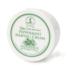 Taylor of Old Bond Street Peppermint Shave Cream lather ready in a bowl for a comfortable shave.
