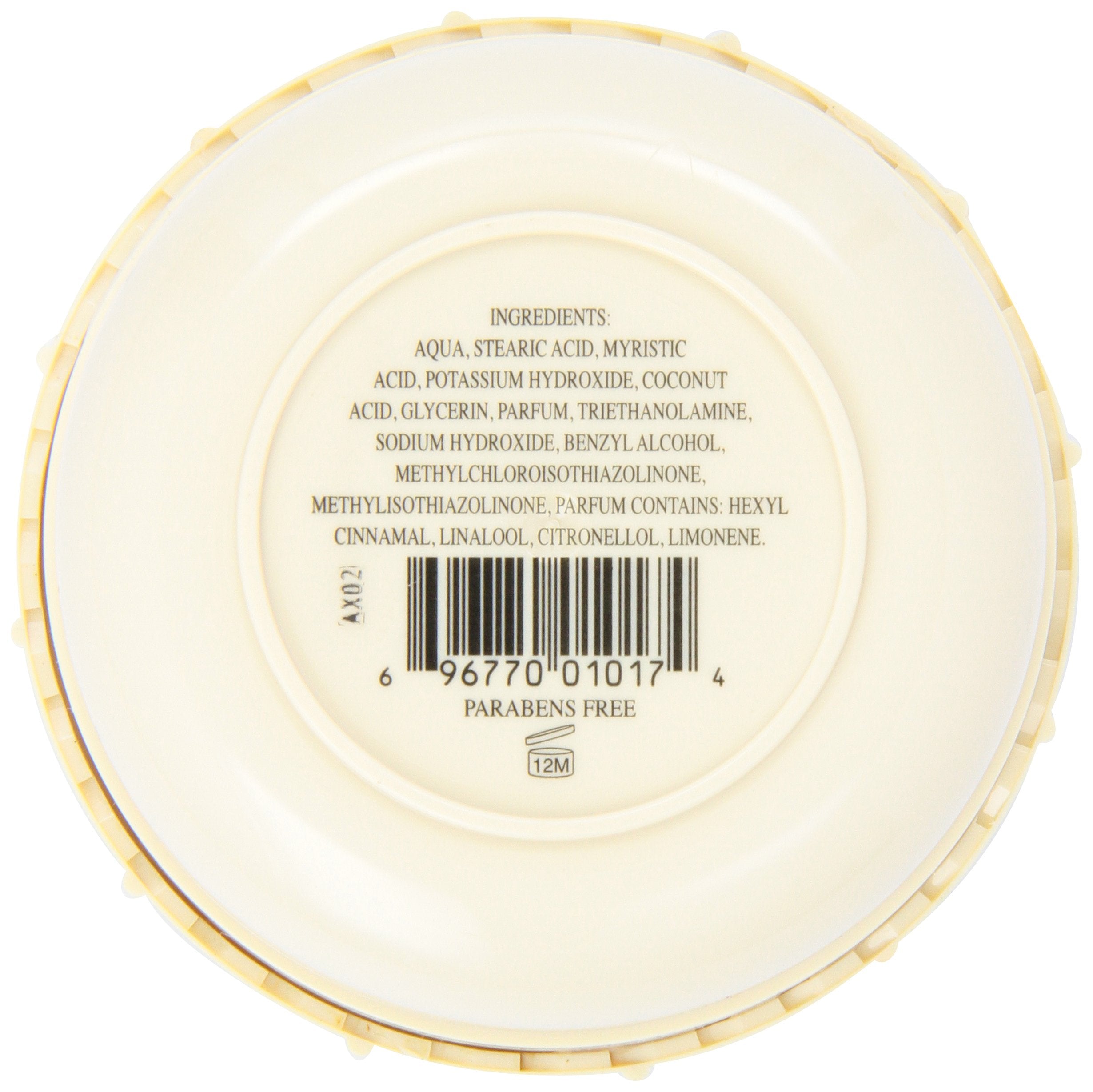 Taylor of Old Bond Street grapefruit shaving cream lather close-up for a smooth shave.
