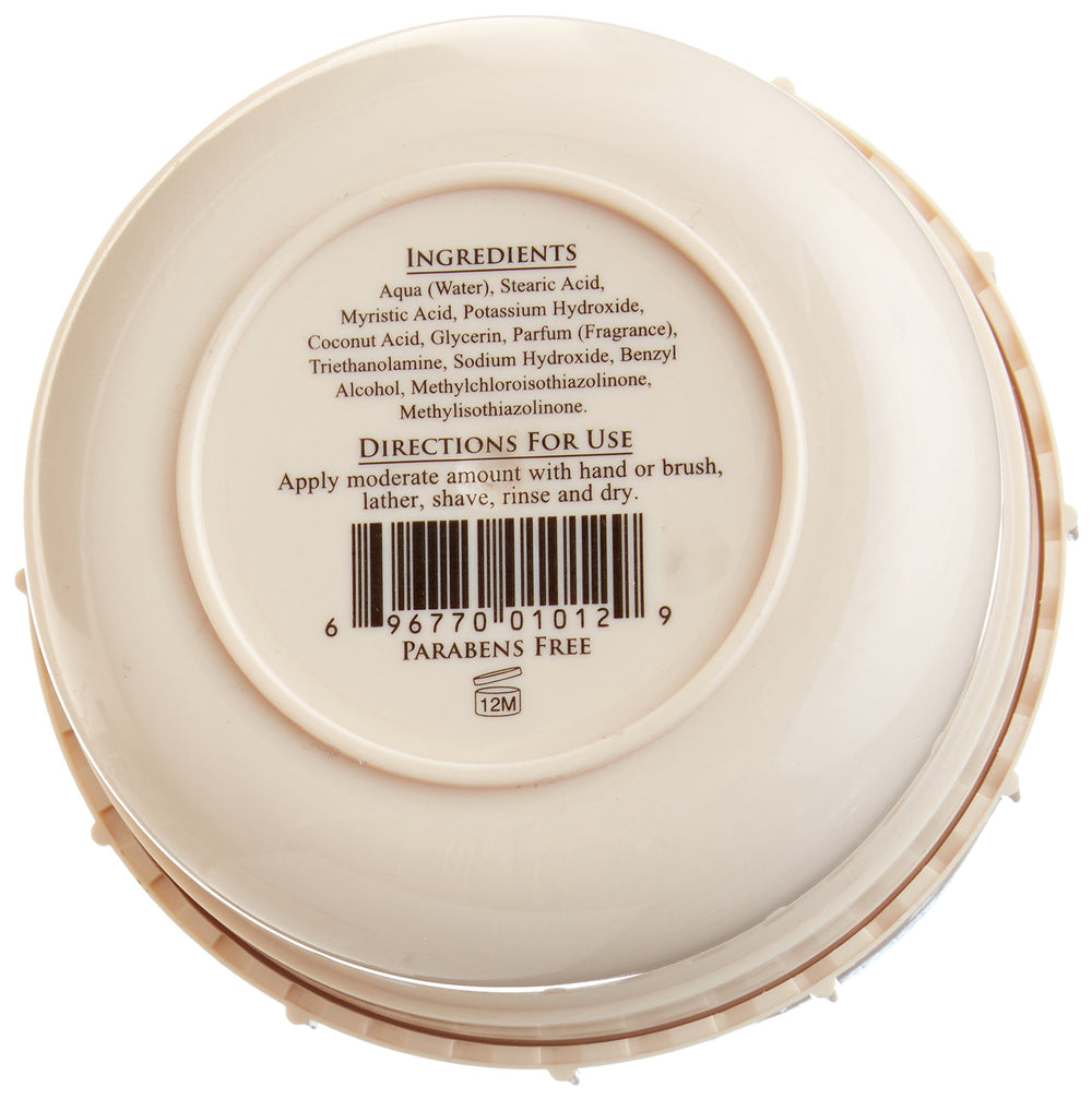Taylor of Old Bond Street Cedarwood Shaving Cream lather application demonstrates plush cushioning and glide.