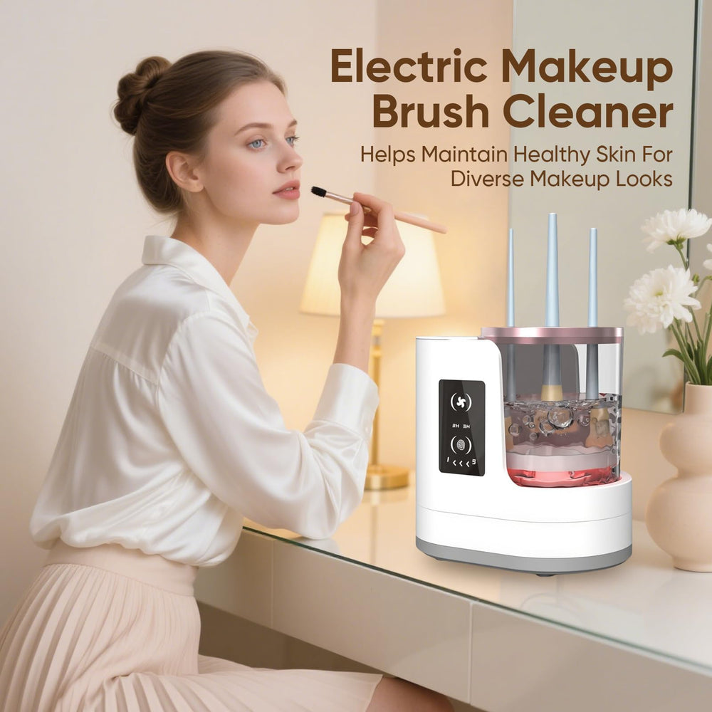 tayuzo compact storage-ready unit keeps brushes organized after cleaning.