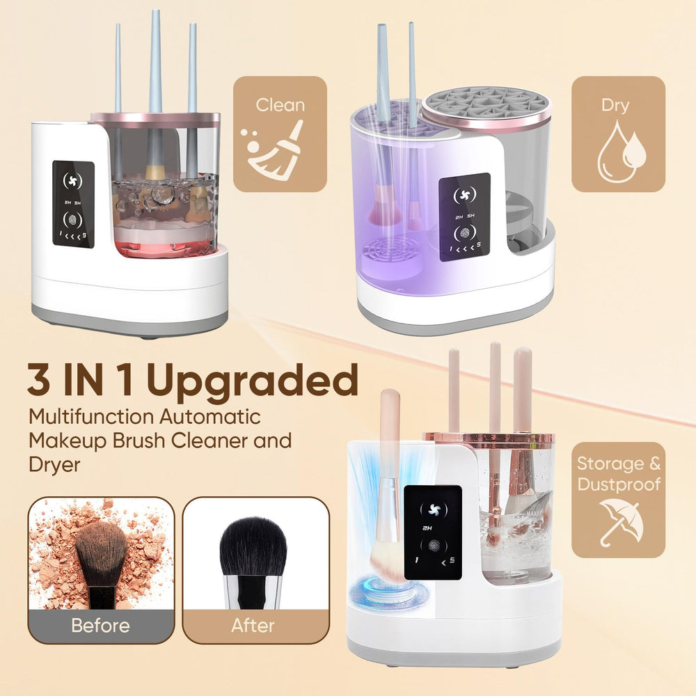 tayuzo silicone brush-insert promotes secure fit for multiple brush sizes.