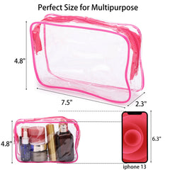 Bolsas pequeñas de maquillaje Tbestmax para viajar, prácticas y claras.