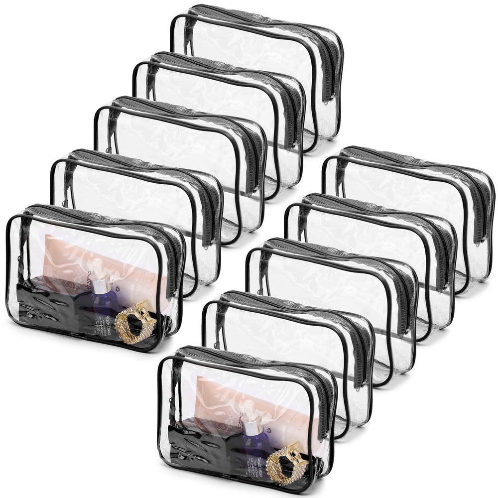 Tbestmax clear cosmetic bags open wide for quick access and organized storage