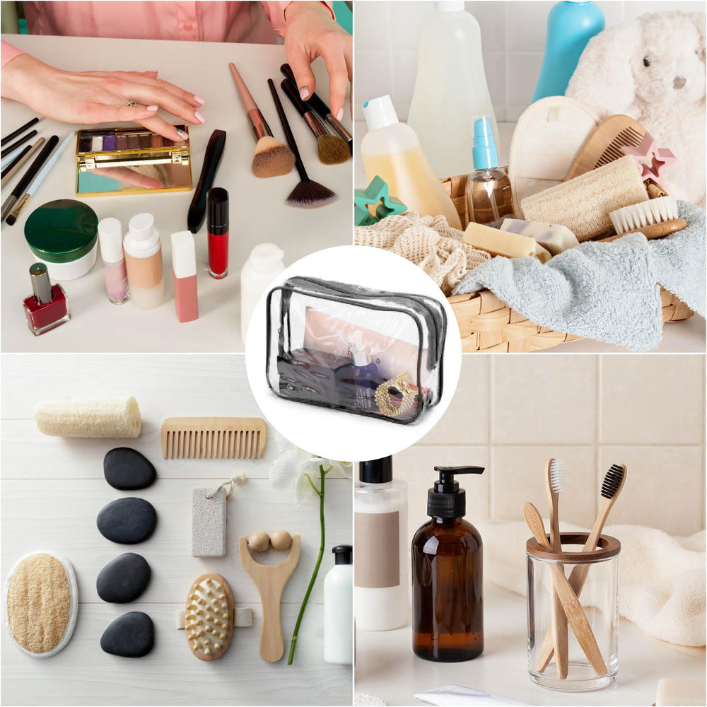 Tbestmax clear cosmetic bags feature portable design for everyday carry