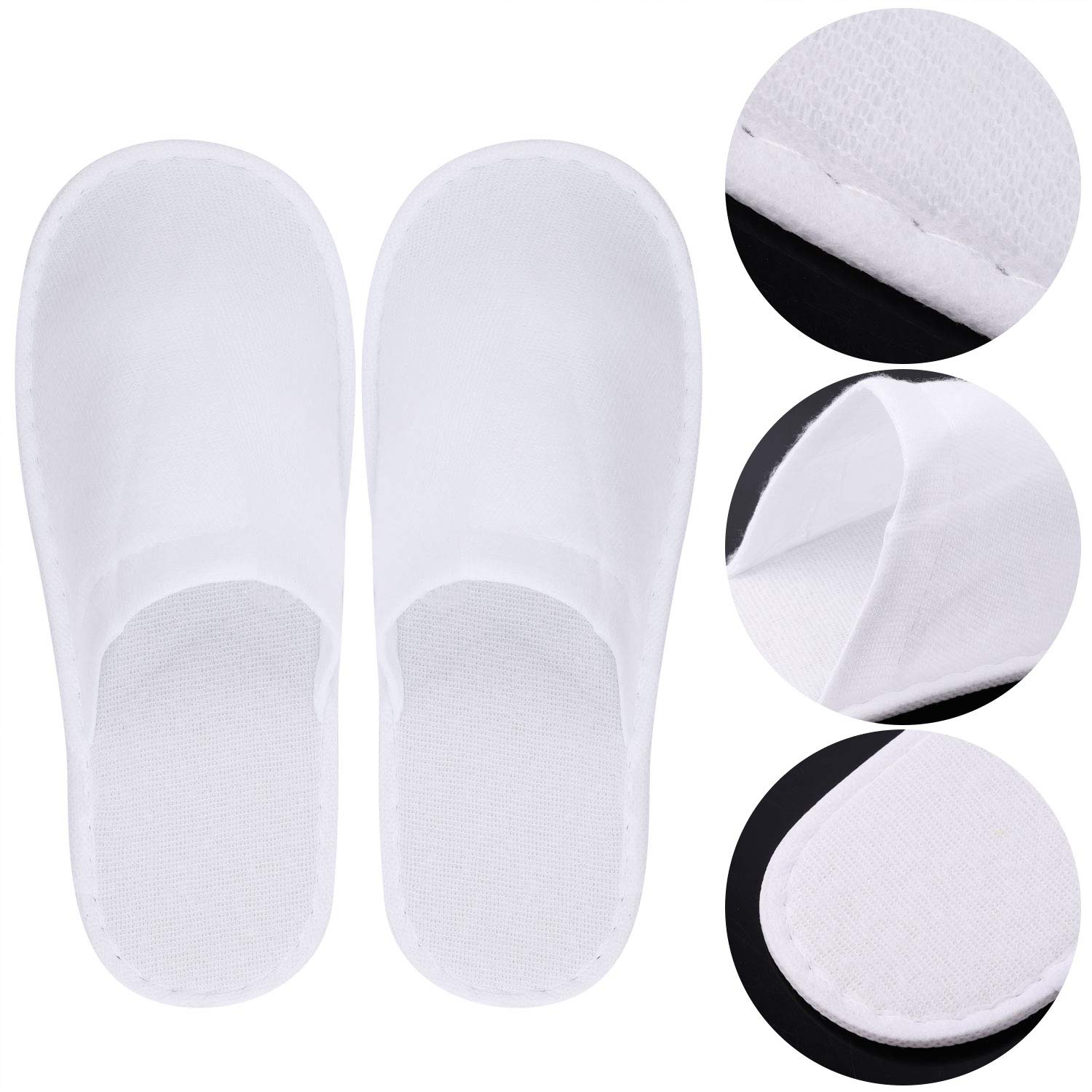 Tbestmax hotel room display shows disposable slippers ready for guests