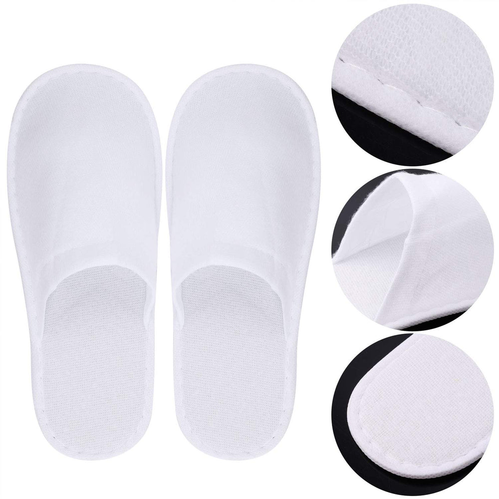 Tbestmax hotel room display shows disposable slippers ready for guests