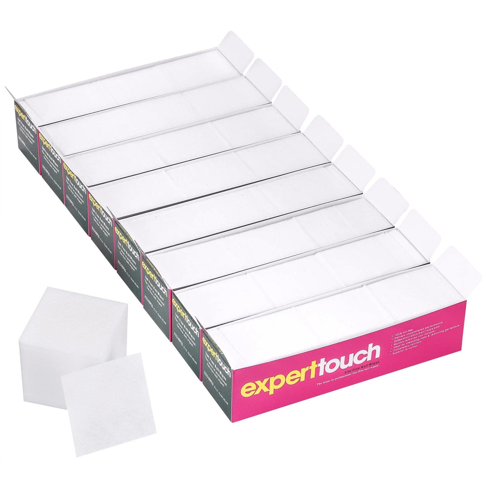 Tbestmax lint-free nail wipes in compact packaging for easy storage and quick cleanup.