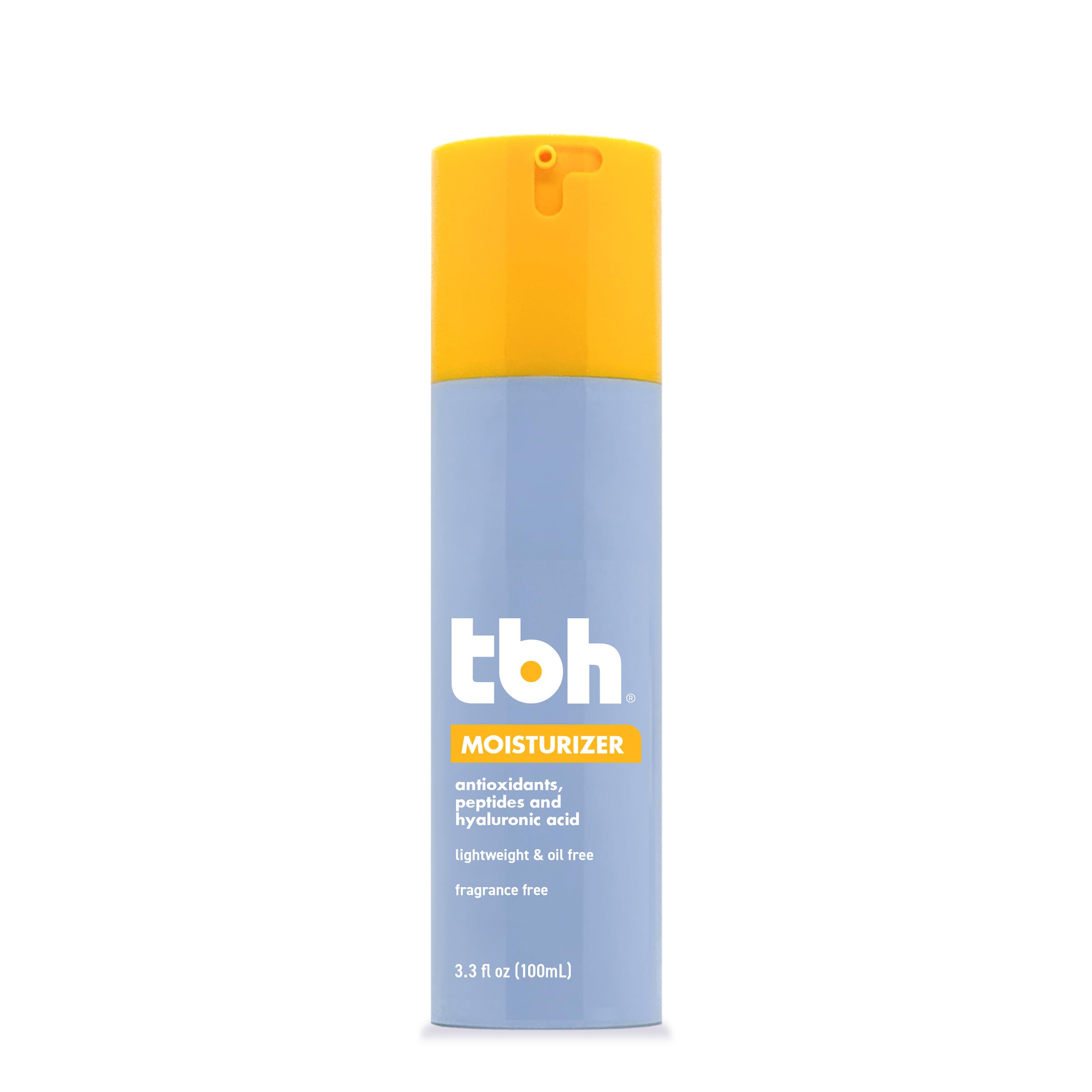 TBH Kids oil-free face moisturizer bottle delivers lightweight hydration for tweens.