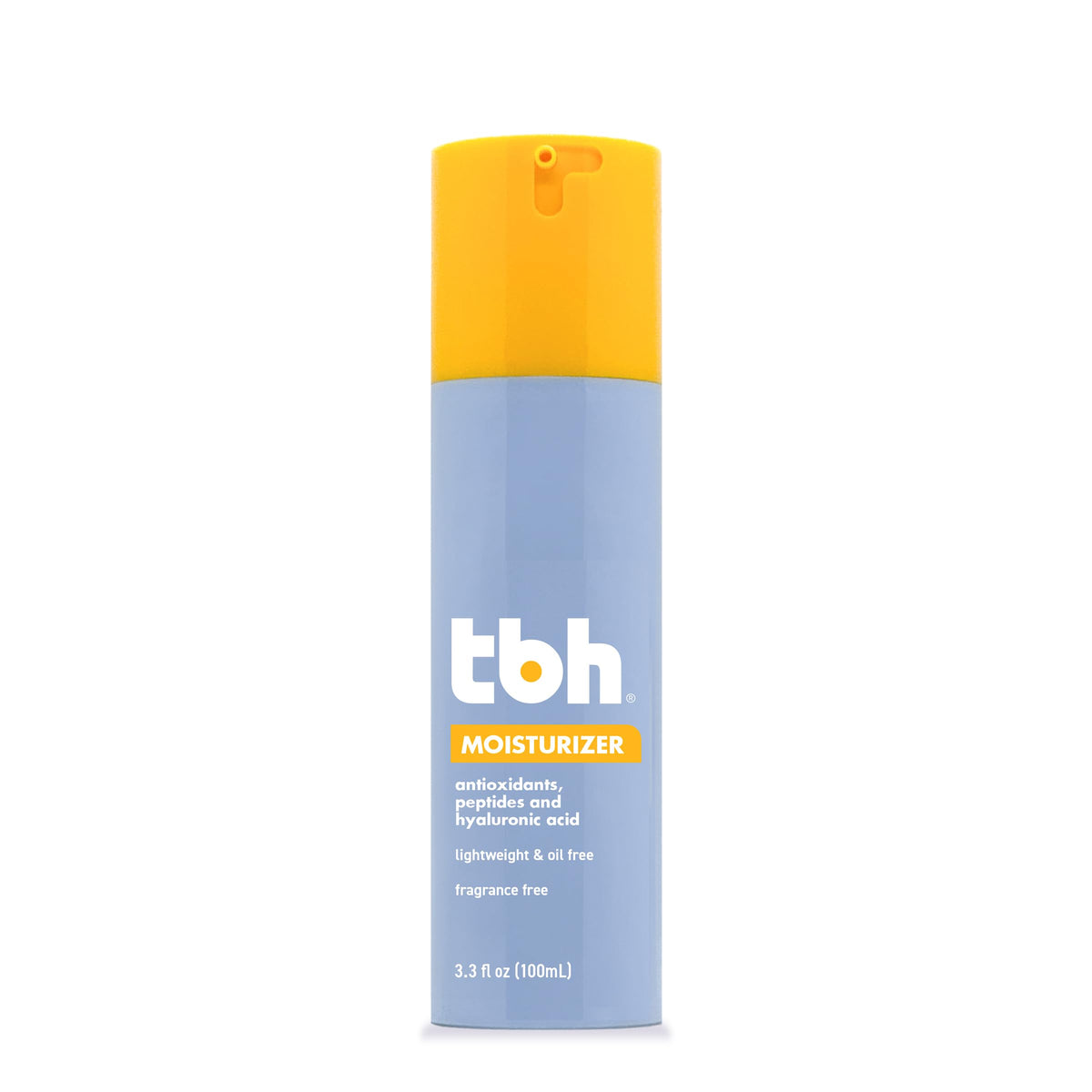 TBH Kids oil-free face moisturizer bottle delivers lightweight hydration for tweens.
