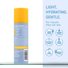 TBH Kids moisturizer texture close-up reveals a light, non-greasy feel.