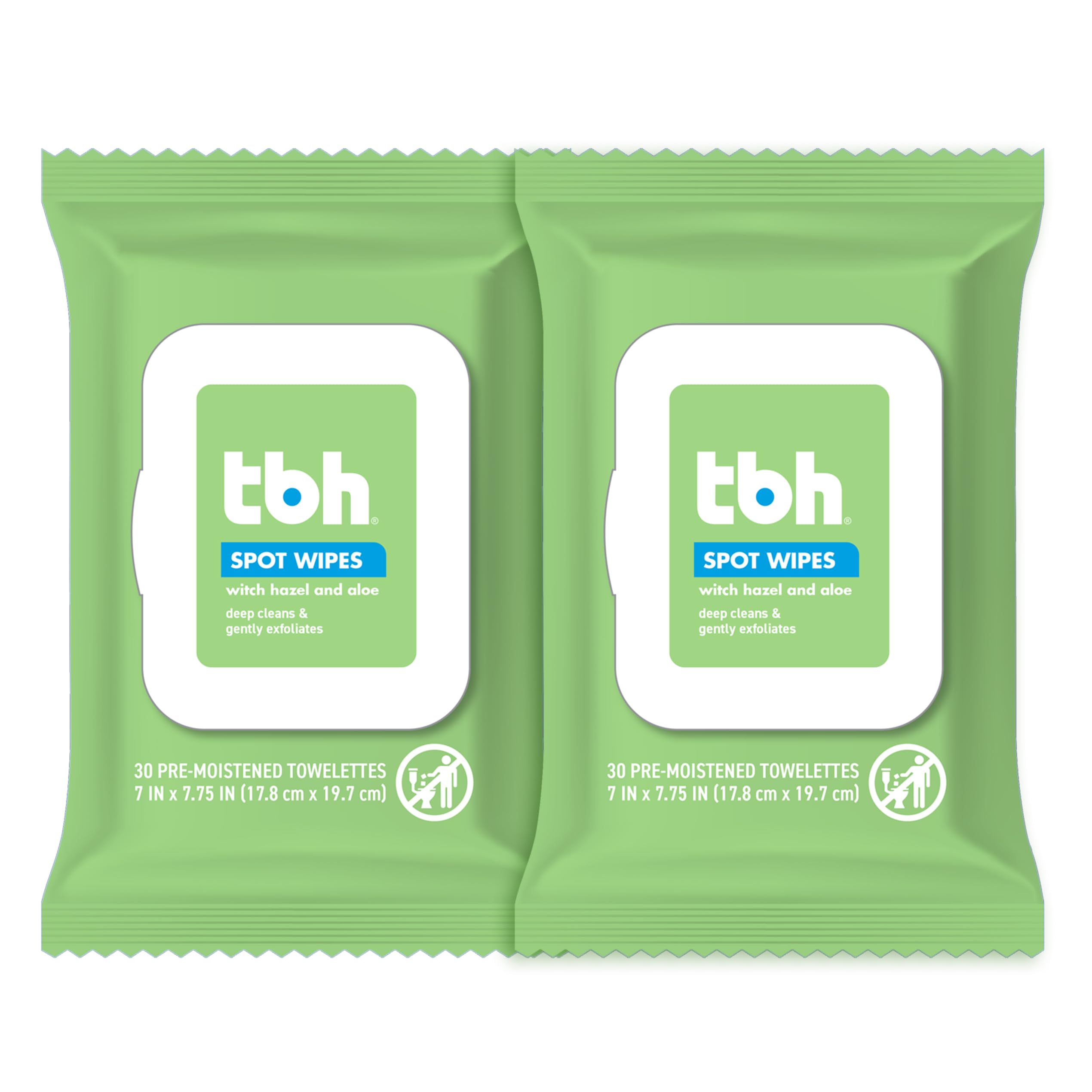 TBH Kids Spot Face Wipes pack front for gentle tween skincare