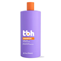TBH Teen & Kids Shampoo bottle pour showing gentle cleansing