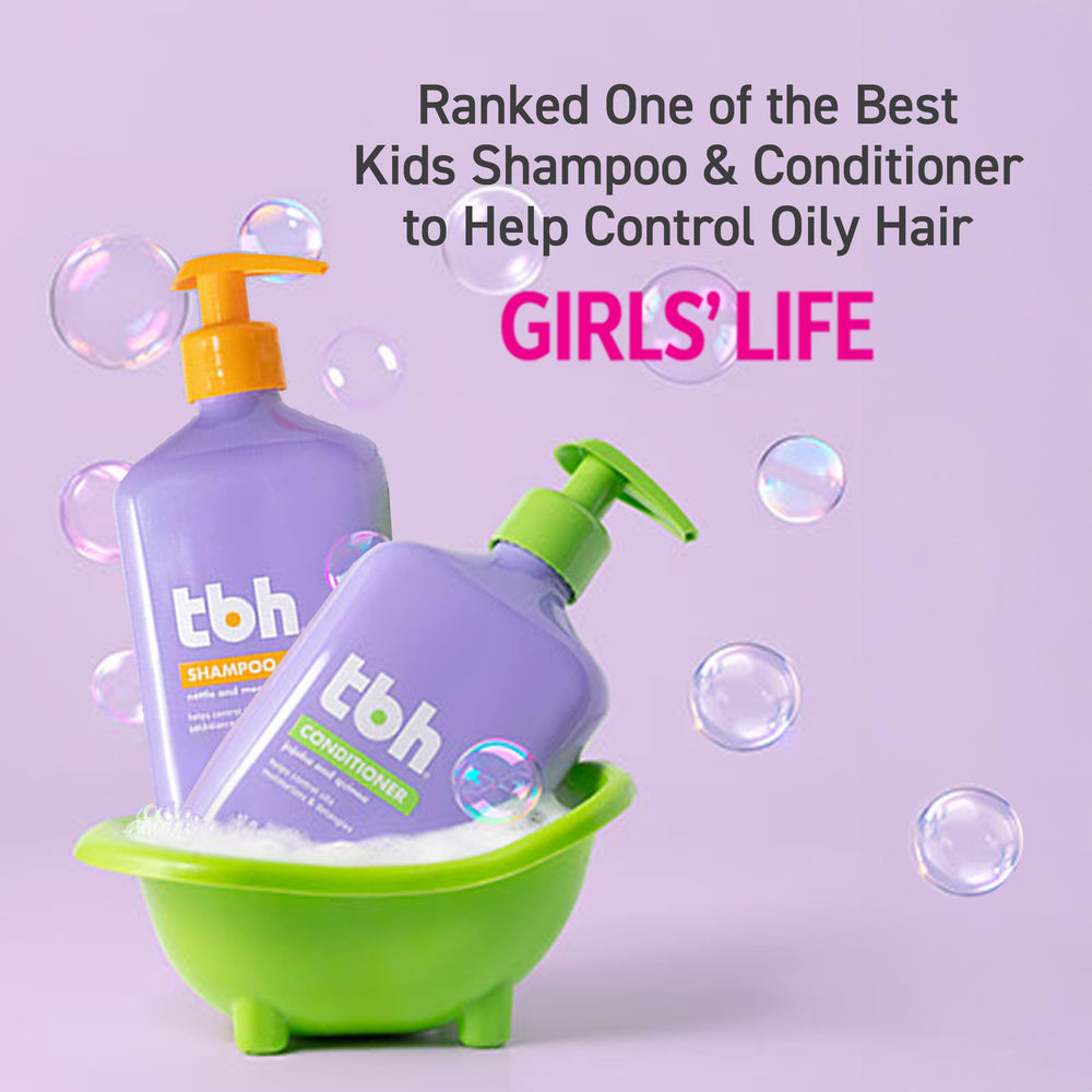 TBH Teen & Kids Shampoo soft silky finish supports easy styling.