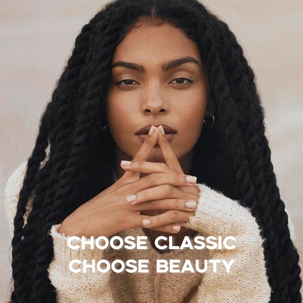 tbotfd Marley Twist hair 24 inch finished look on model