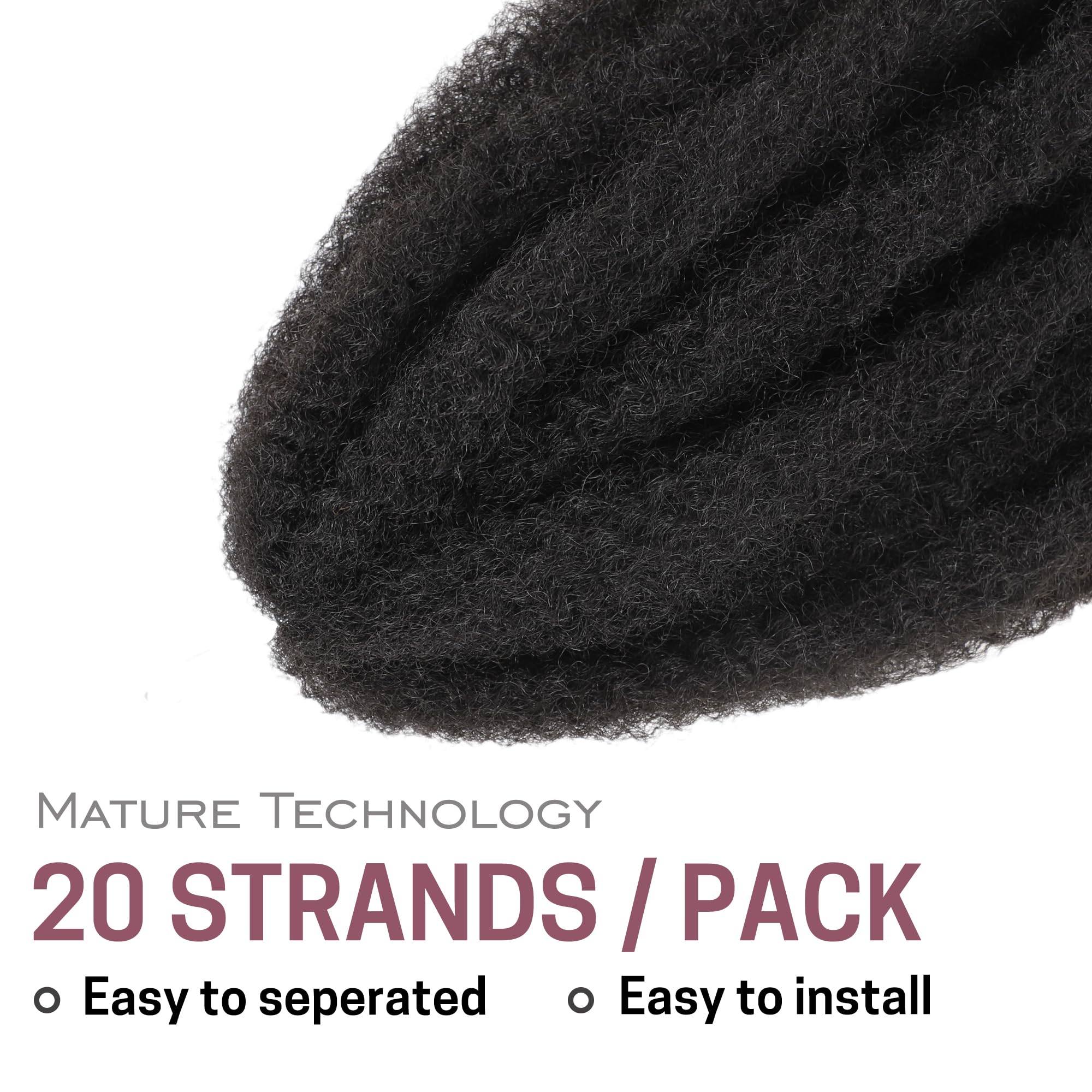tbotfd Marley Twist hair 24 inch in hand shows soft texture and full body