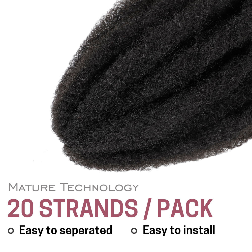 tbotfd Marley Twist hair 24 inch in hand shows soft texture and full body