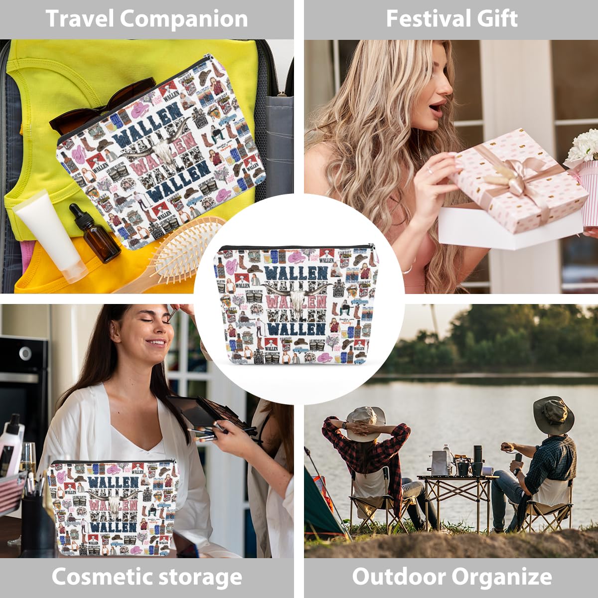 TBT gift ready makeup bag packaging shows ideal present for friends.