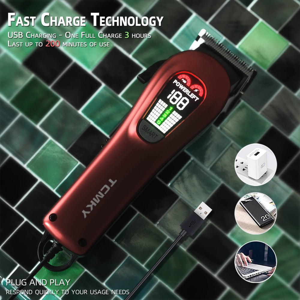 TCMKY clippers offer 5-gear memory to resume your preferred setting.