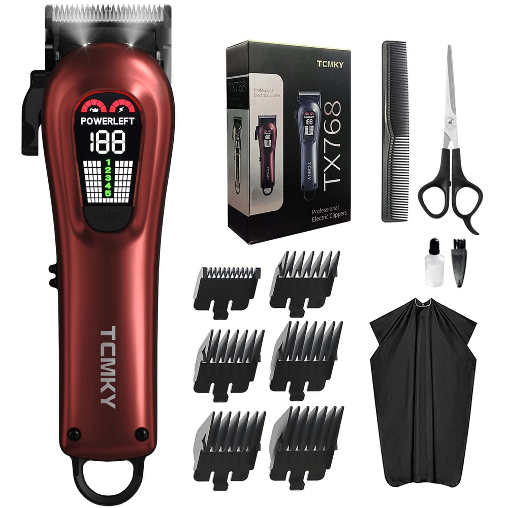 TCMKY hair clippers cordless and corded for flexible home grooming options.