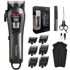 TCMKY hair clippers silver body for precision home grooming