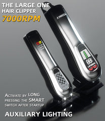 TCMKY hair trimmer LED light demonstrates accurate edge work